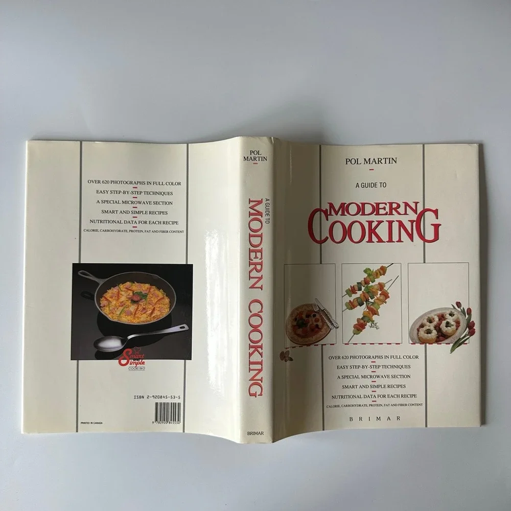 A Guide to Modern Cooking Pol Martin 1989 Hardcover Brimar Canada‎ DJ Very Good